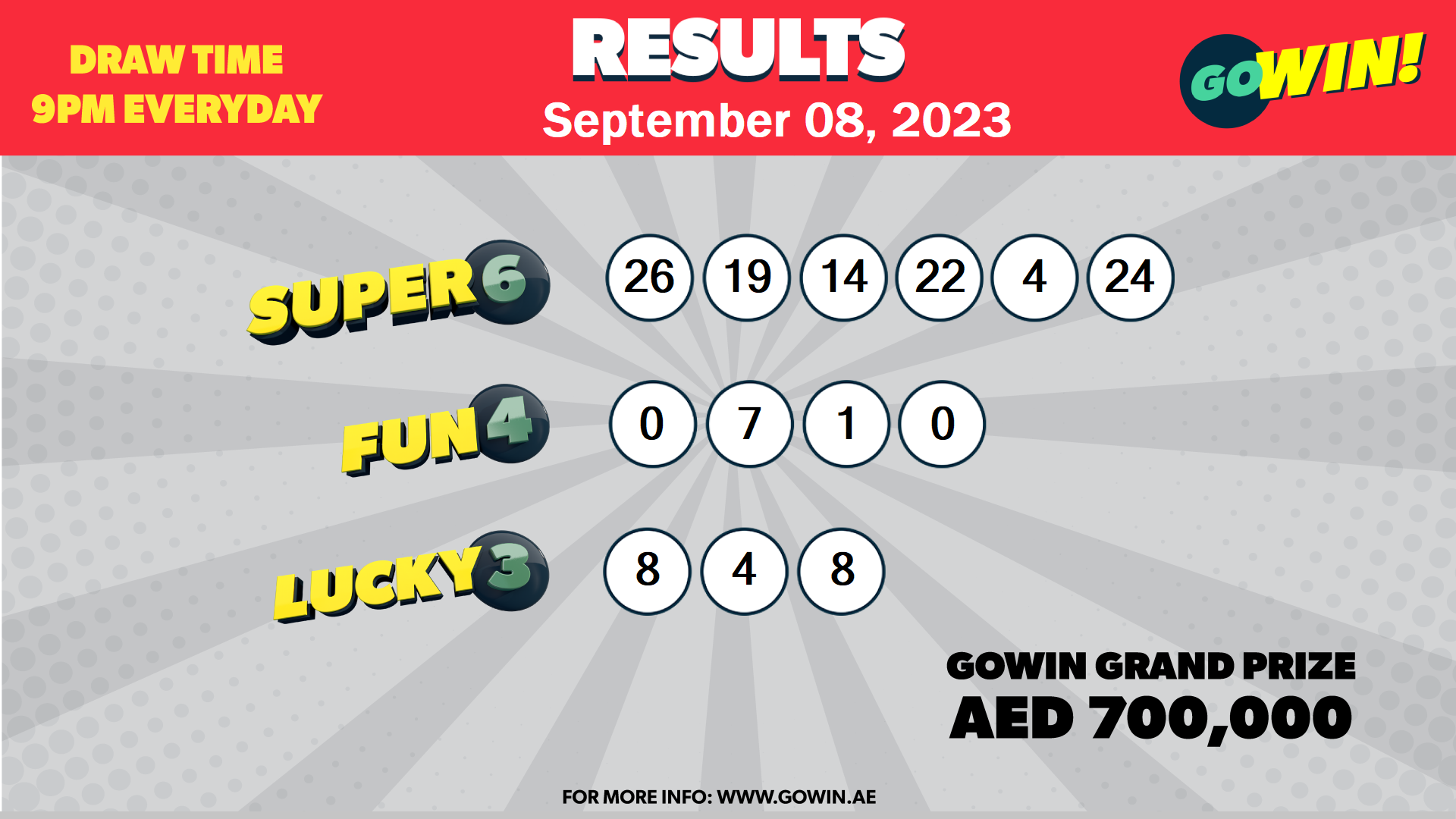 Draw Results 08 Sep 2023 210827