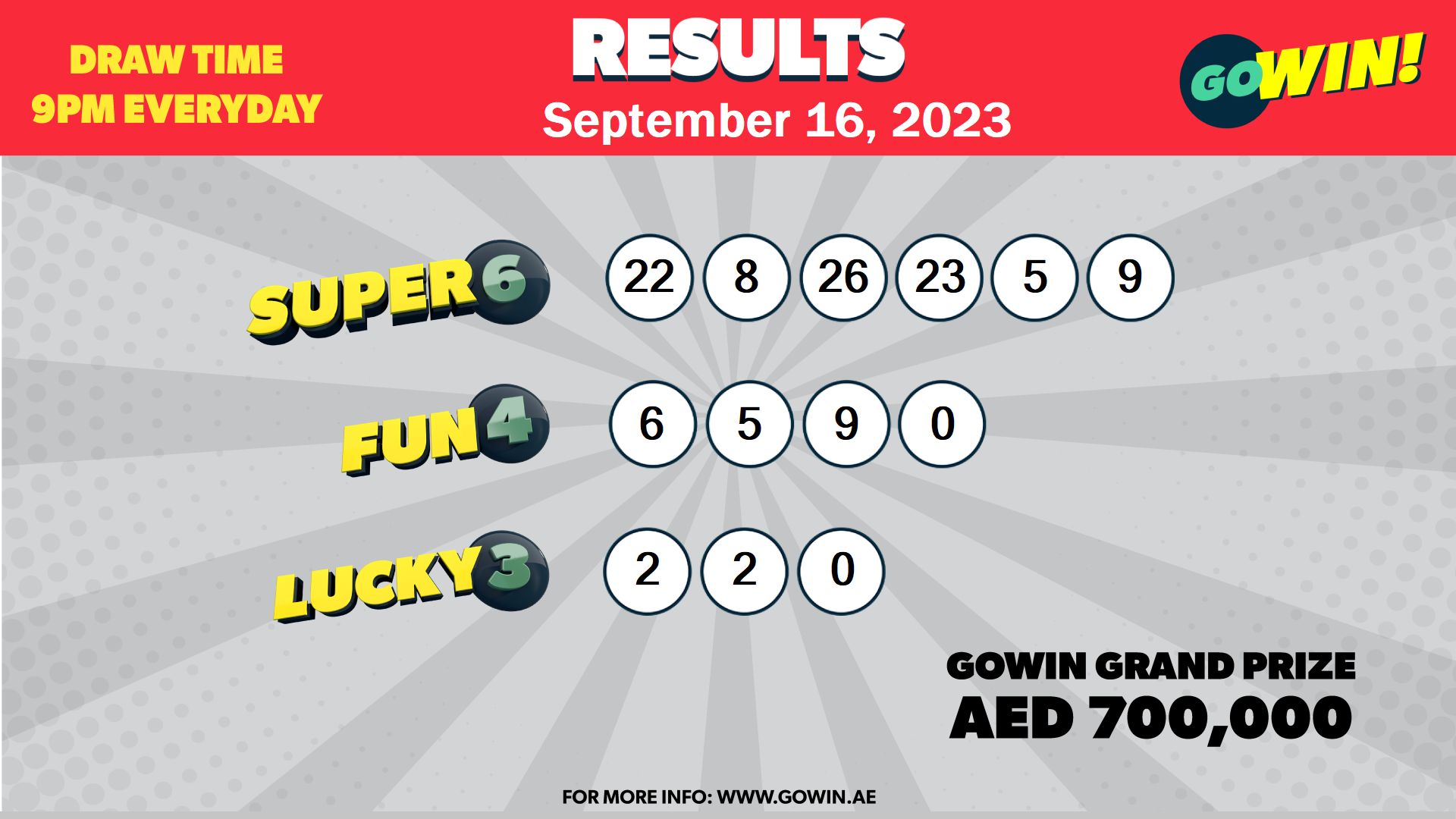 Draw Results 16 Sep 2023 210824